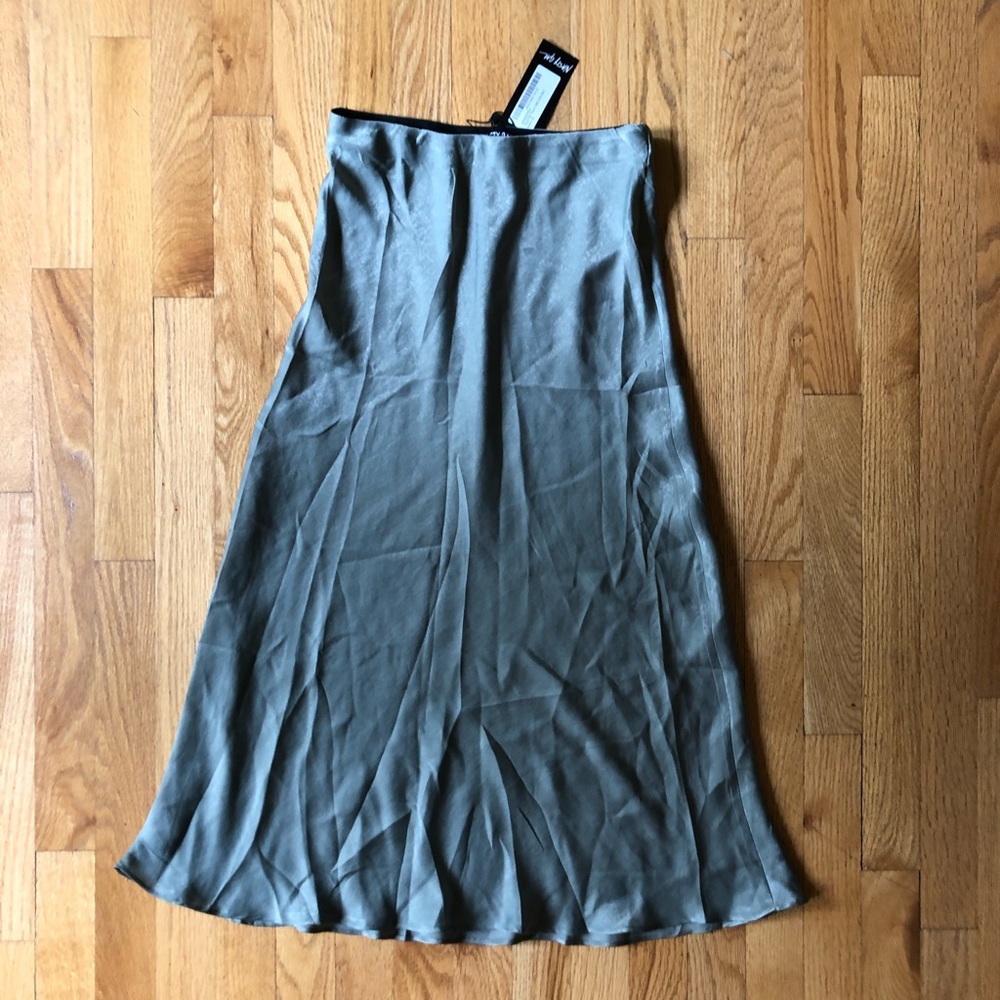 Nasty Gal Satin Midi Skirt